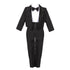 Little Boys Black 5 Piece Vest Jacket Pants Special Occasion Tuxedo Suit 2-7 - SophiasStyle.com